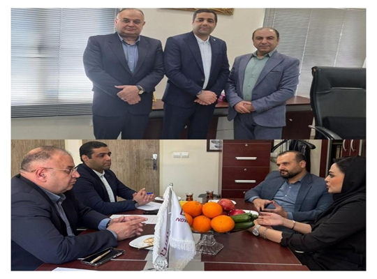 نشست مدیر بیمه آتش‌سوزی بیمه نوین با کارگزاران استان آذربایجان شرقی